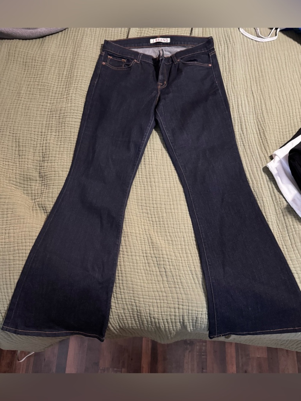 J Brand Dark Indigo Flare Jeans